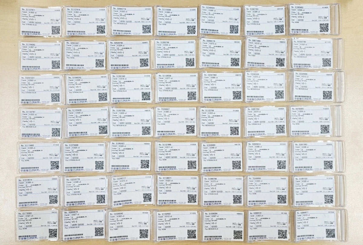 計 50ct UP 天然 ダイヤモンド プラチナ ストレート テニスネックレス 4月誕生石【中央宝石研究所ソーティング付】