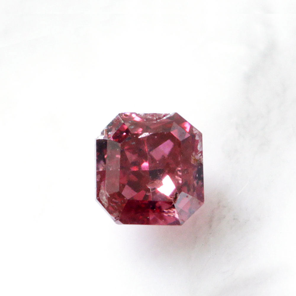 超希少 0.101ct Fancy Red 天然 レッドダイヤモンド ルース ファンシーレッド 【 CGL 鑑定書付】 購入方法、購入価格は、応相談