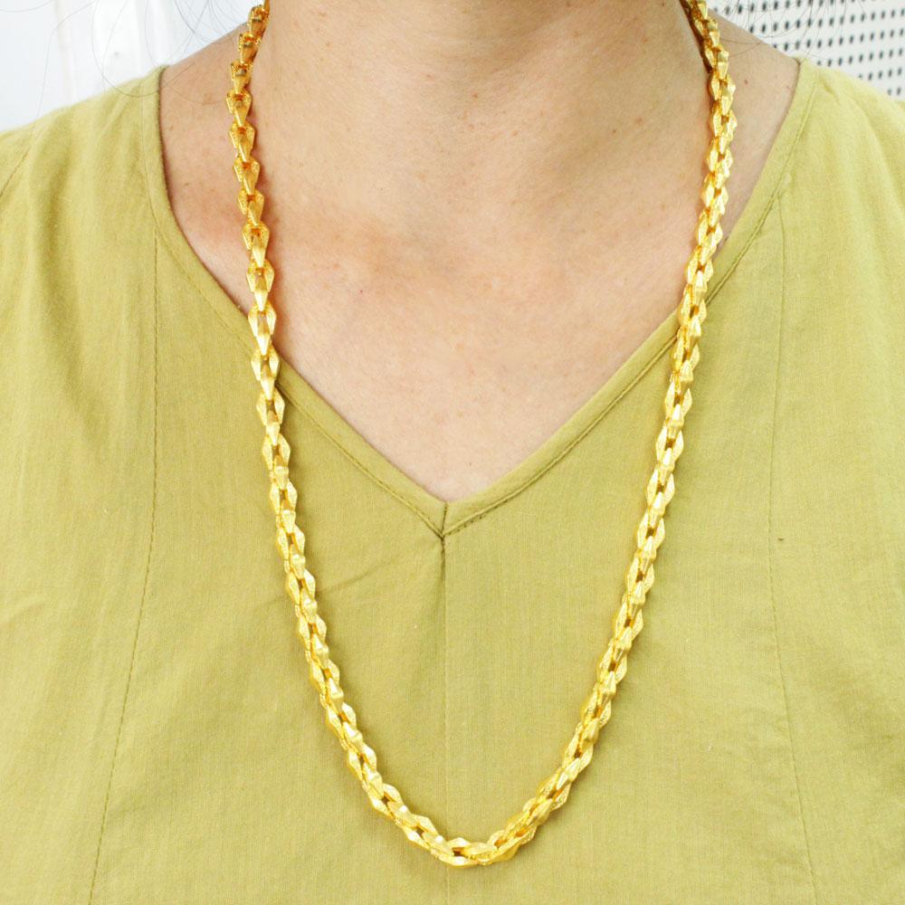 101g 価値ある 純金 24金 ボリューム大! K24 ネックレス