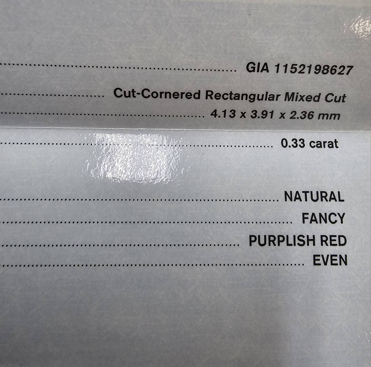 [GIA grading reportAgile 0.33ct Fancy Purplish Red Diamond Natural Red Diamond loose Naked stone