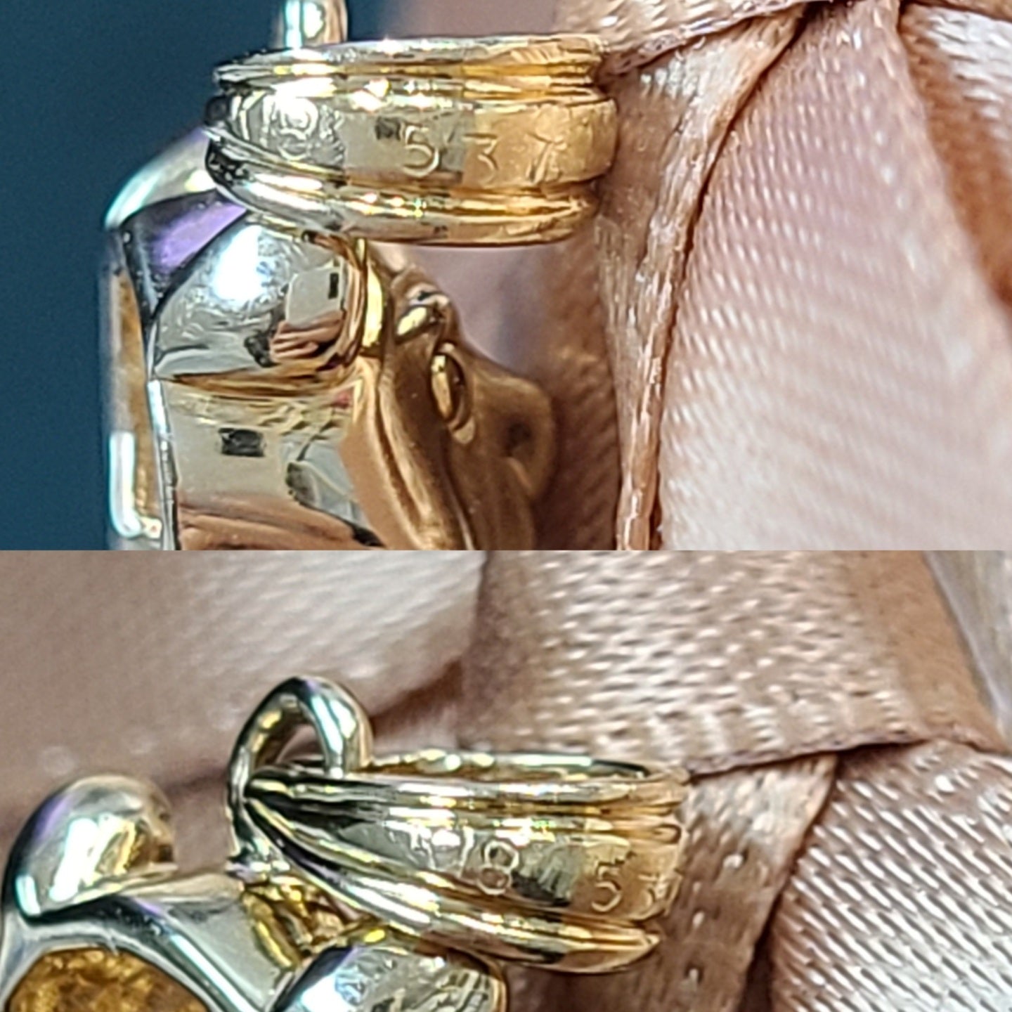 紫色发光5.37CT天然紫水晶K18黄金18金黄金顶级库玛熊动物项链二月诞生石