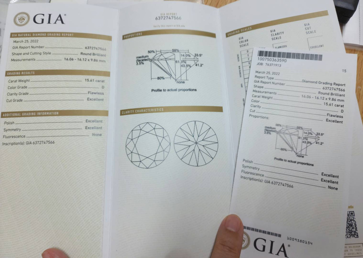 【GIA鑑定書付 】地球上最高の宝! 15ct D FL 3EX TYPE2B 天然 ダイヤモンド ルース ラウンド ブリリアント カット