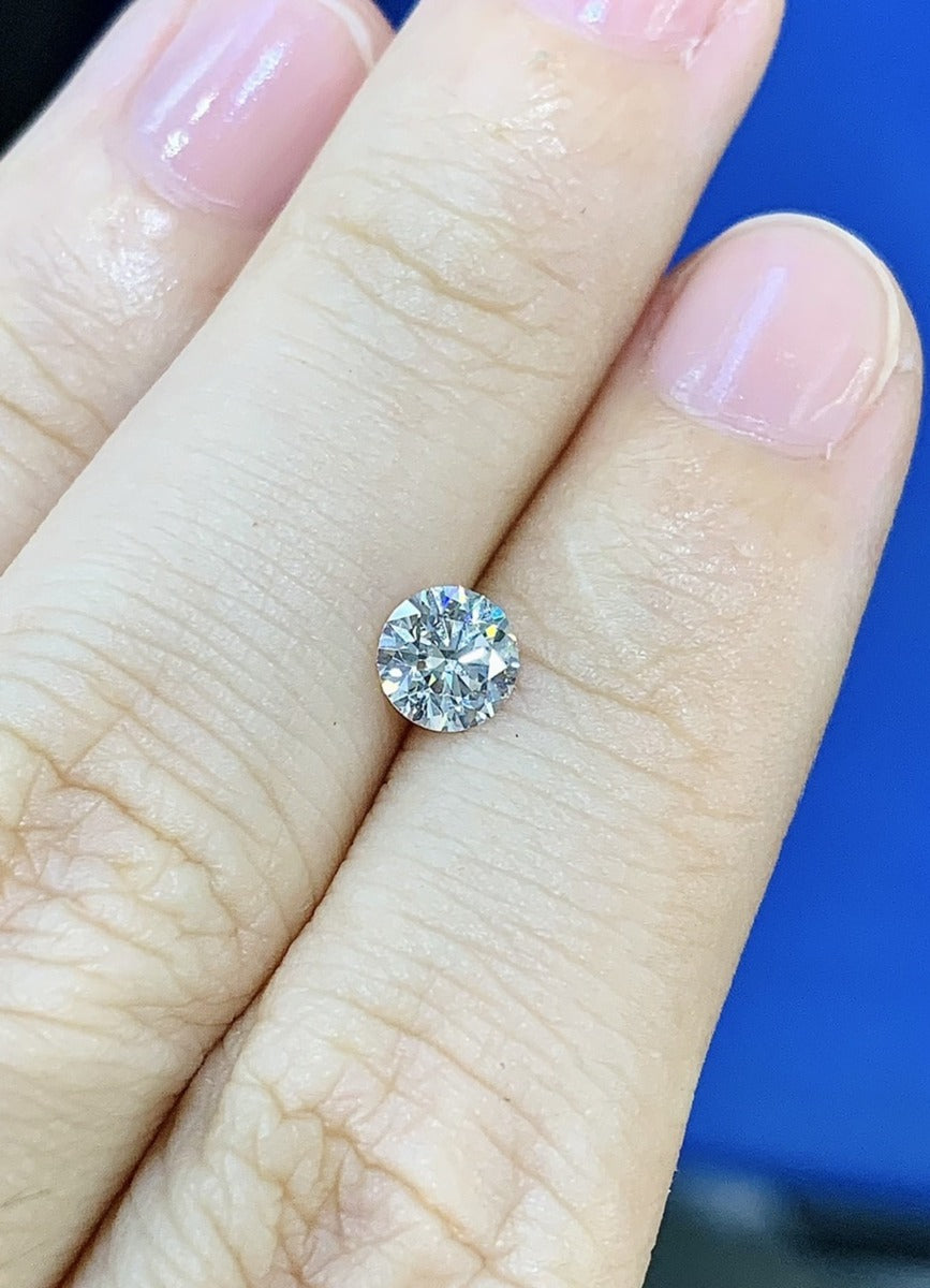 【中宝鑑定書付 】H&C・Dカラー・3EX・0.515ct・VVS-2 天然ダイヤモンド ルース ラウンドブリリアントカット ダイアモンド