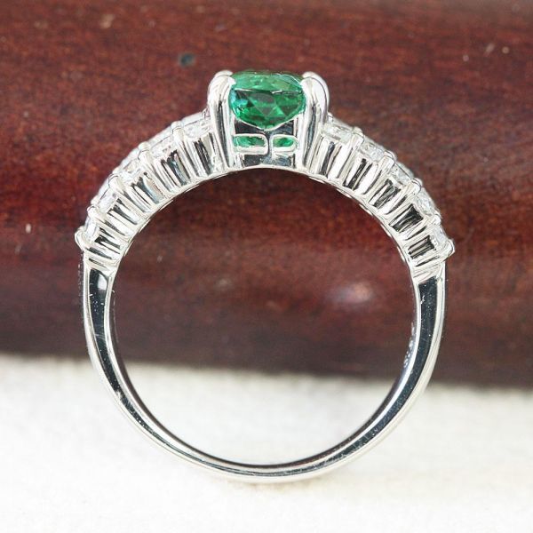 ブラジル産 ネオンカラー 1.5ct 天然 パライバトルマリン 天然 ダイヤモンド Pt900 プラチナ リング 指輪 【GIA鑑別書付】