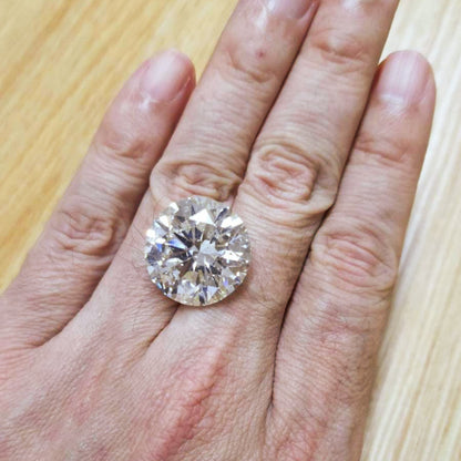 26.06 ct L SI-2 3EX natural diamond loose with CGL grading report