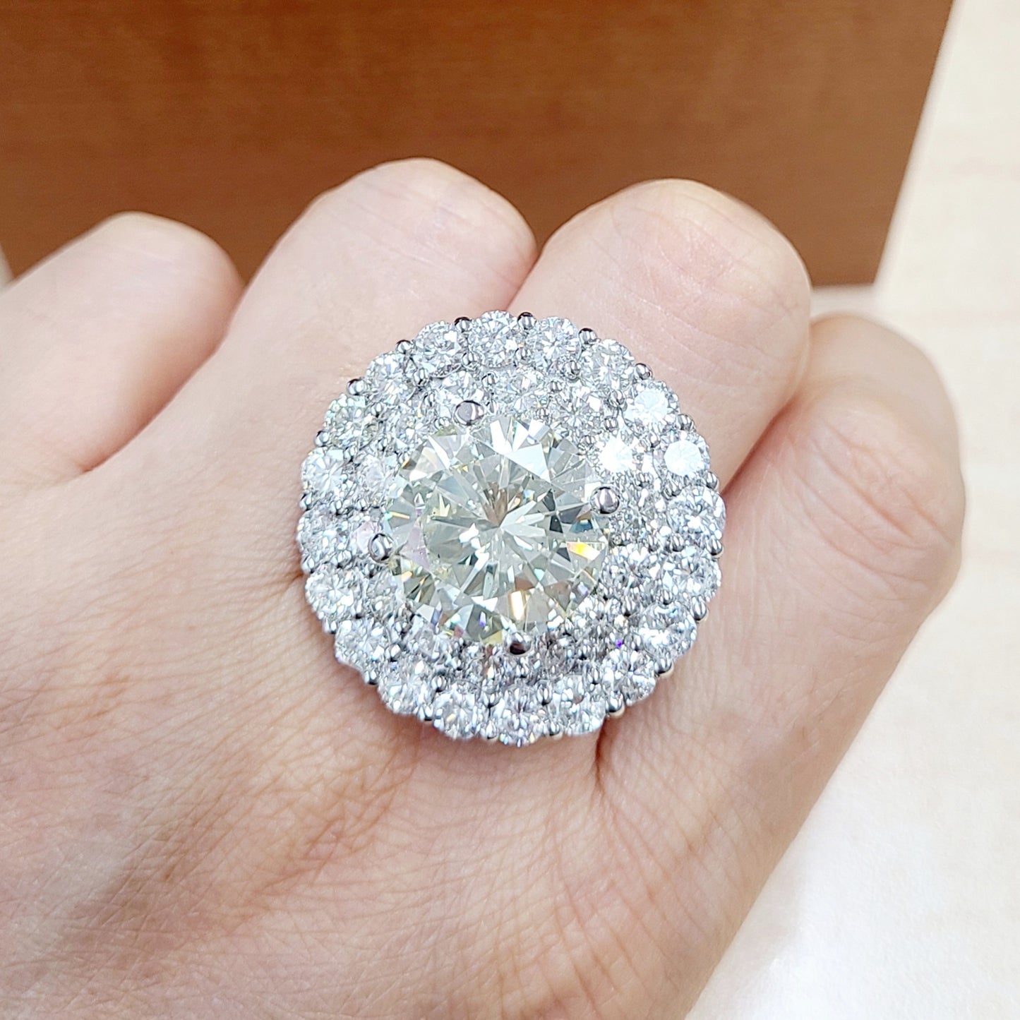 11.158ct 天然ダイヤモンド プラチナ リング Pt950 指輪 4月誕生石【中央宝石研究所鑑定】
