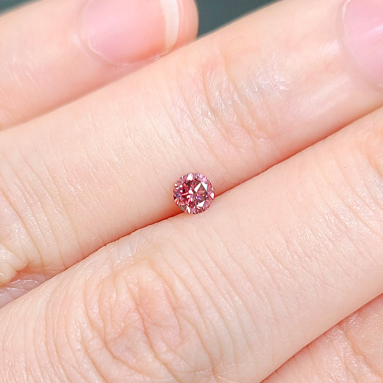 0.157ct Fancy Red Natural Red Diamond loose with CGL grading report
