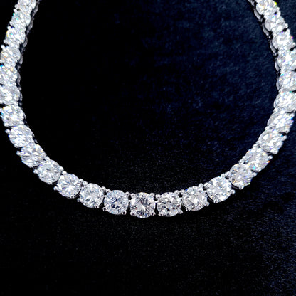 最高級！ 50.519ct 天然ダイヤモンド グラデーション プラチナ Pt900 テニスネックレス【中央宝石研究所ソーティング付】