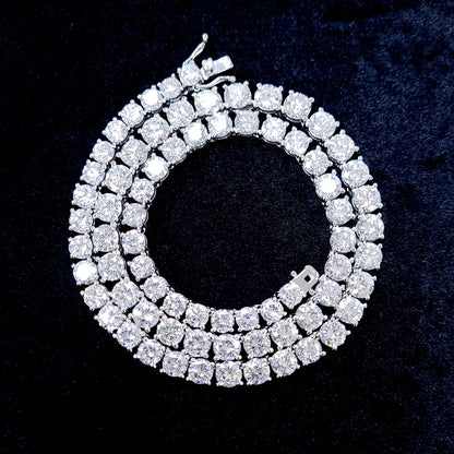 最高級！ 50.519ct 天然ダイヤモンド グラデーション プラチナ Pt900 テニスネックレス【中央宝石研究所ソーティング付】