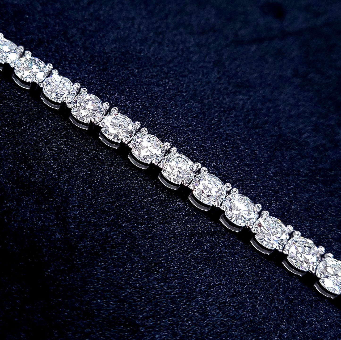 最高級！ 50.519ct 天然ダイヤモンド グラデーション プラチナ Pt900 テニスネックレス【中央宝石研究所ソーティング付】