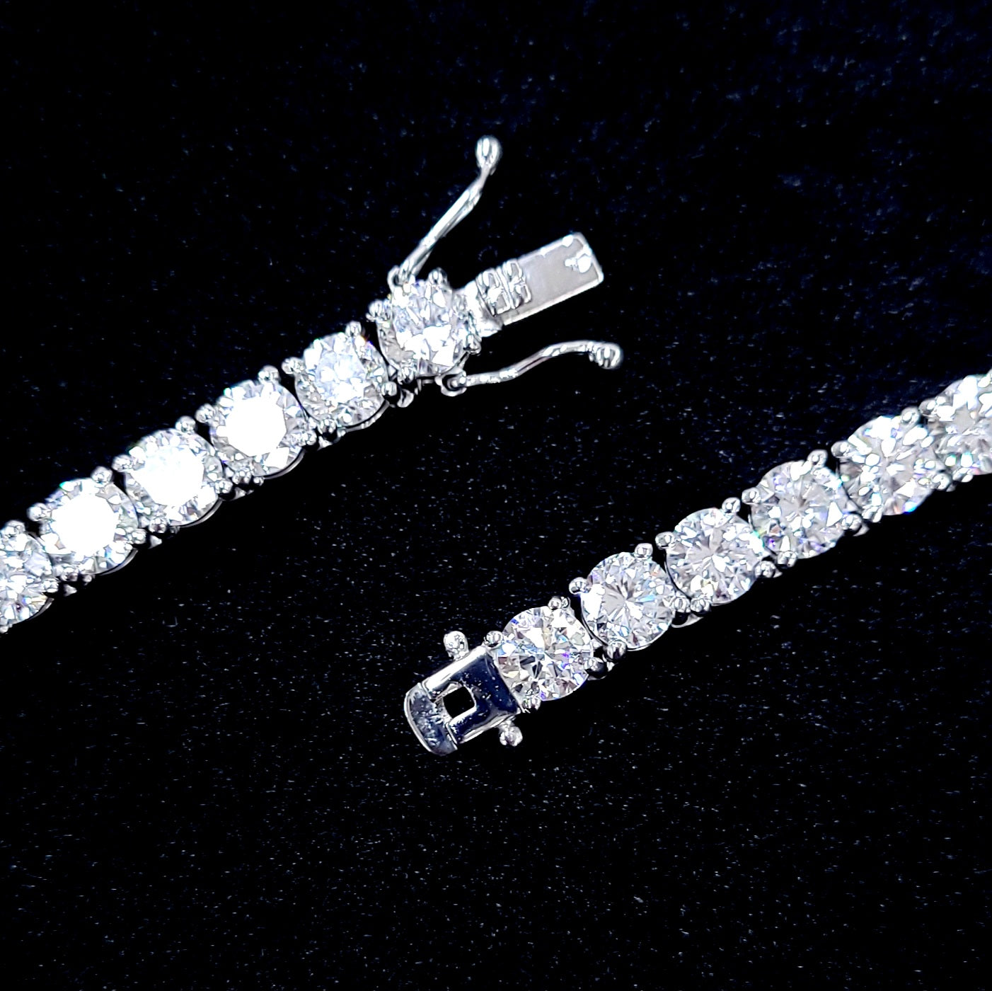 最高級！ 50.519ct 天然ダイヤモンド グラデーション プラチナ Pt900 テニスネックレス【中央宝石研究所ソーティング付】