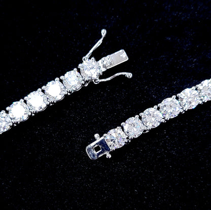 最高級！ 50.519ct 天然ダイヤモンド グラデーション プラチナ Pt900 テニスネックレス【中央宝石研究所ソーティング付】