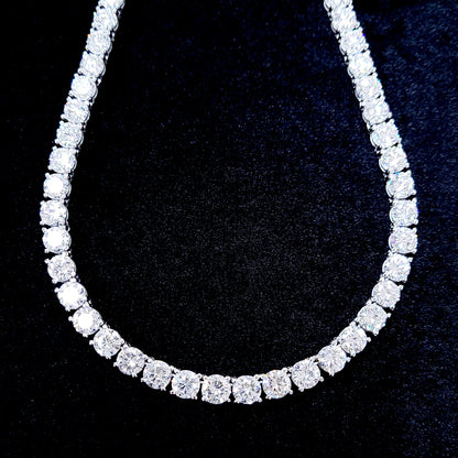 最高級！ 50.519ct 天然ダイヤモンド グラデーション プラチナ Pt900 テニスネックレス【中央宝石研究所ソーティング付】