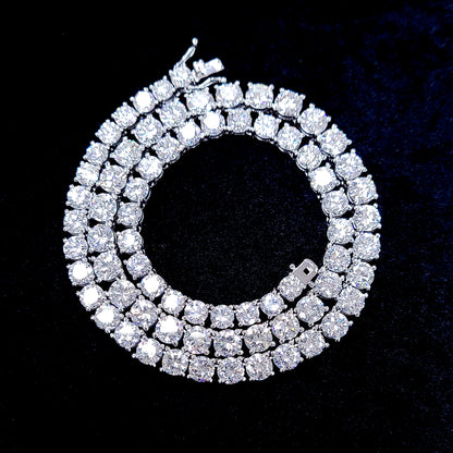 最高級！ 50.519ct 天然ダイヤモンド グラデーション プラチナ Pt900 テニスネックレス【中央宝石研究所ソーティング付】