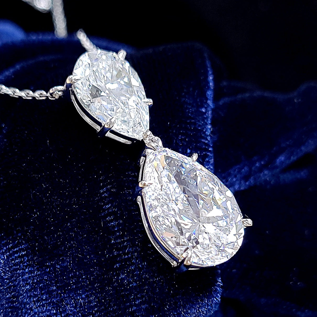 天然ダイヤモンドのペンダントネックレス【D0.50ct】【Pt900】 【公式 