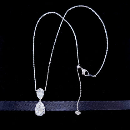 【輝きの極限】5.01ct Dカラー Flawless 2EX 天然ダイヤモンド プラチナ Pt900 ペンダント ネックレス 【GIA・中央宝石研究所鑑定書付】