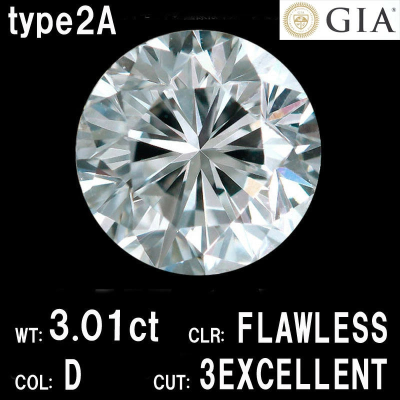 GIA Certificate] The world's finest super-large 5ctUP D FL 3EX diamond! loose (Copy)