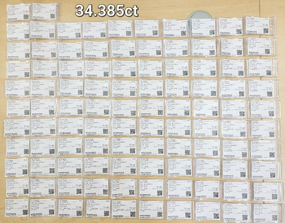 究極の輝き 34.385ct 天然ダイヤモンド VS-2 G〜Hカラー プラチナPt900 テニスネックレス【全石 中央宝石研究所ソーティング付】