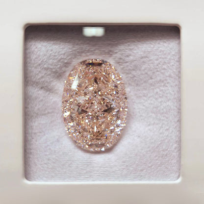 Super rare 35.94ct Natural Pink Diamond Light Pink Brown VS1 Oval Cut loose [With appraisal]