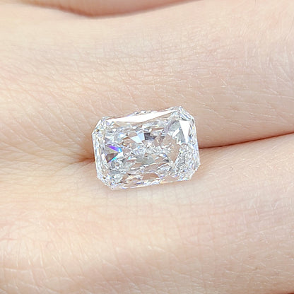 3.01CT D完美的2EX type2a天然鑽石 裸鑽 矩形切割 裸鑽[帶GIA證書]