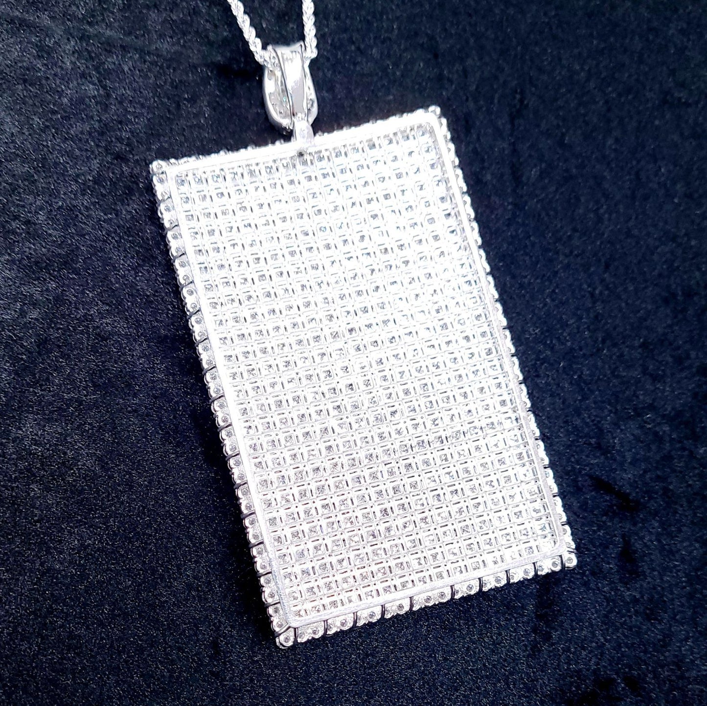 華麗！頂級品質！ 41ct 天然鑽石鉑金 Pt950 K18WG 項鍊墜子