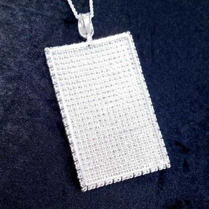 華麗！頂級品質！ 41ct 天然鑽石鉑金 Pt950 K18WG 項鍊墜子