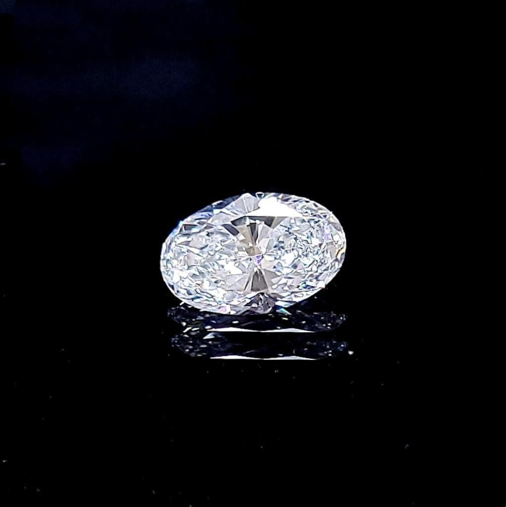奇跡の完全無傷】 1ct Dカラー FL 天然ダイヤモンド オーバル ルース