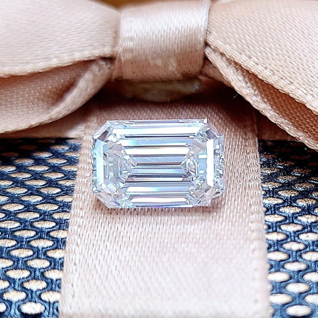2.01ct Dカラー FL EX Type2a エメラルドカット ダイヤモンド ルース 奇跡の逸品【GIA鑑定書付】