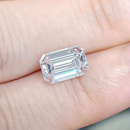 2.01ct Dカラー FL EX Type2a エメラルドカット ダイヤモンド ルース 奇跡の逸品【GIA鑑定書付】