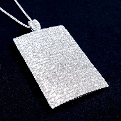 華麗！頂級品質！ 41ct 天然鑽石鉑金 Pt950 K18WG 項鍊墜子