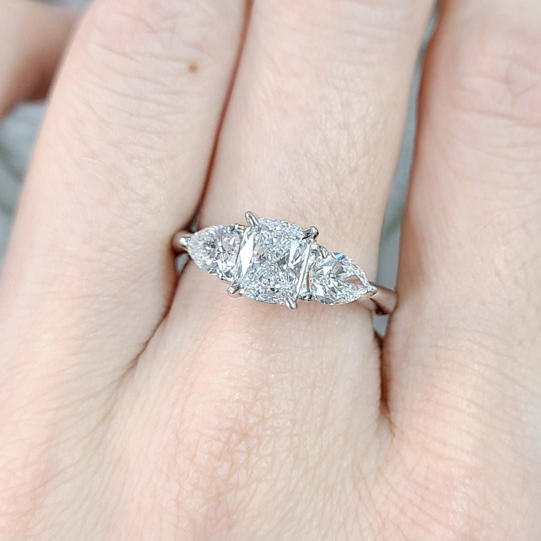 幻の純度】Type2a 天然ダイヤモンド 1.02ct D FL クッションカット