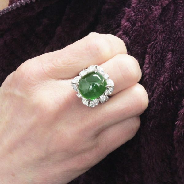 世界的希少 21ct 天然 デマントイド ガーネット キャッツアイ