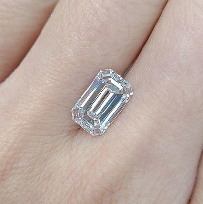 [With GIA Appraisal] World's Highest quality 2.34ct D color Flawless EX natural diamond emerald cut loose