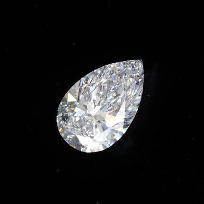 世界最高品質！ 1.00ct D IF 2EX ペアシェイプ 天然 ダイヤモンド ルース 【 GIA 鑑定書付 】