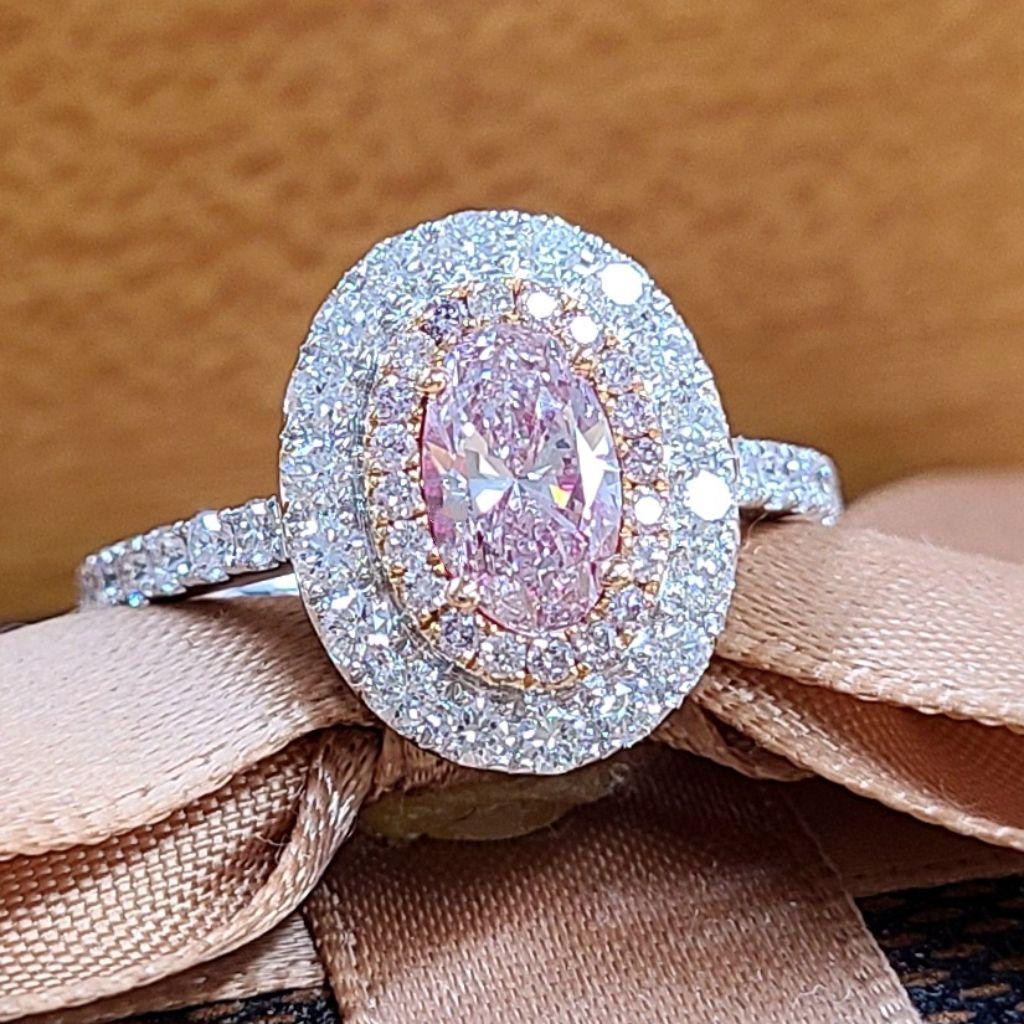 【2025年】高評価レビューアイテム特集 超希少！高品質！0.7ct 天然 天然ピンクダイヤモンド アクセサリー