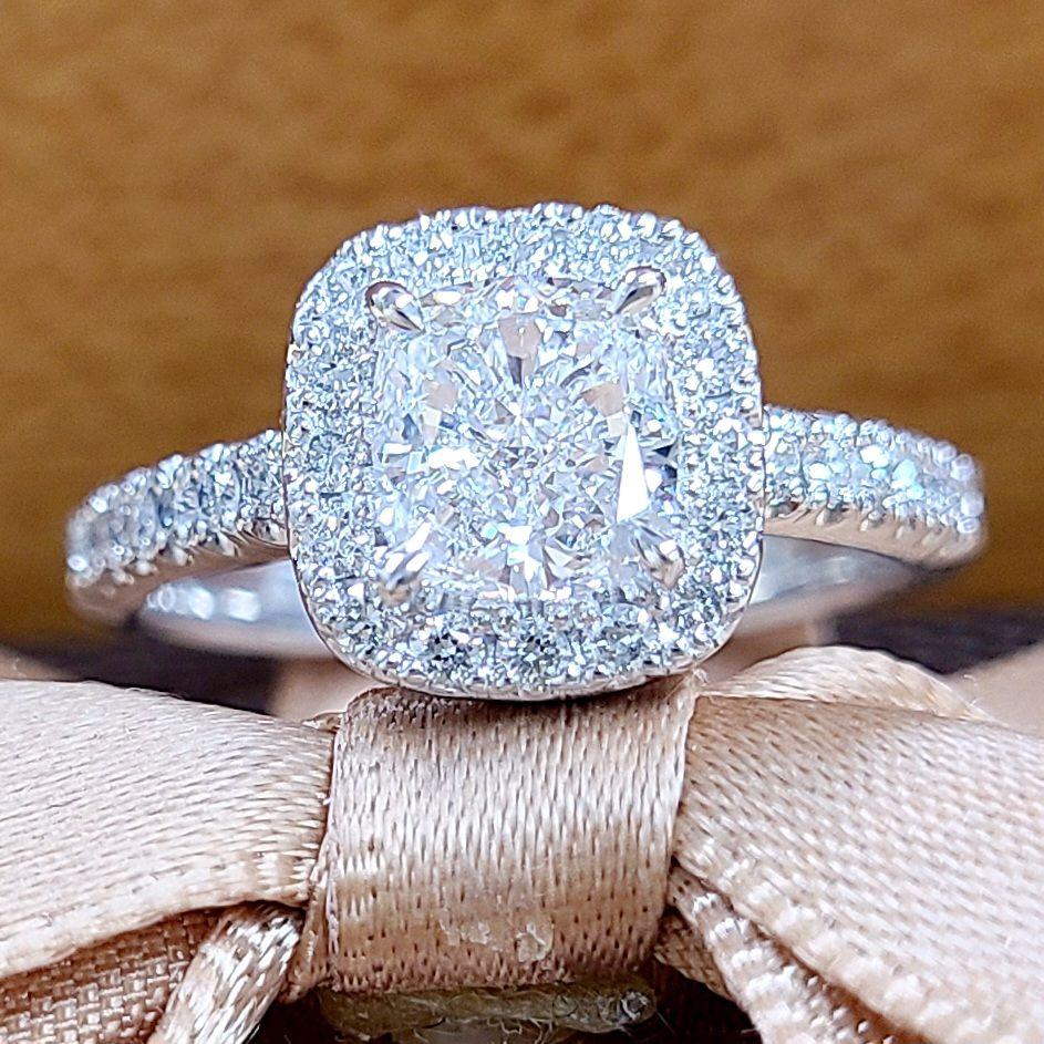 究極! 1.27ct Dカラー IF EX 天然ダイヤモンド プラチナ PT900