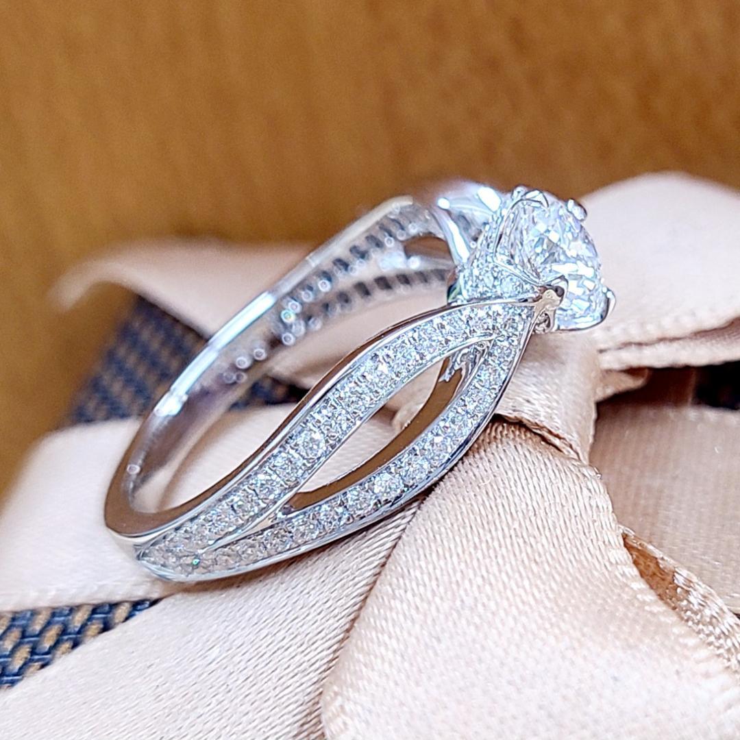 Pt900天然ダイヤ0.705ctリング 楽天市場】Pt900【0.55ct】ダイヤモンド 透かし リングジュエリー