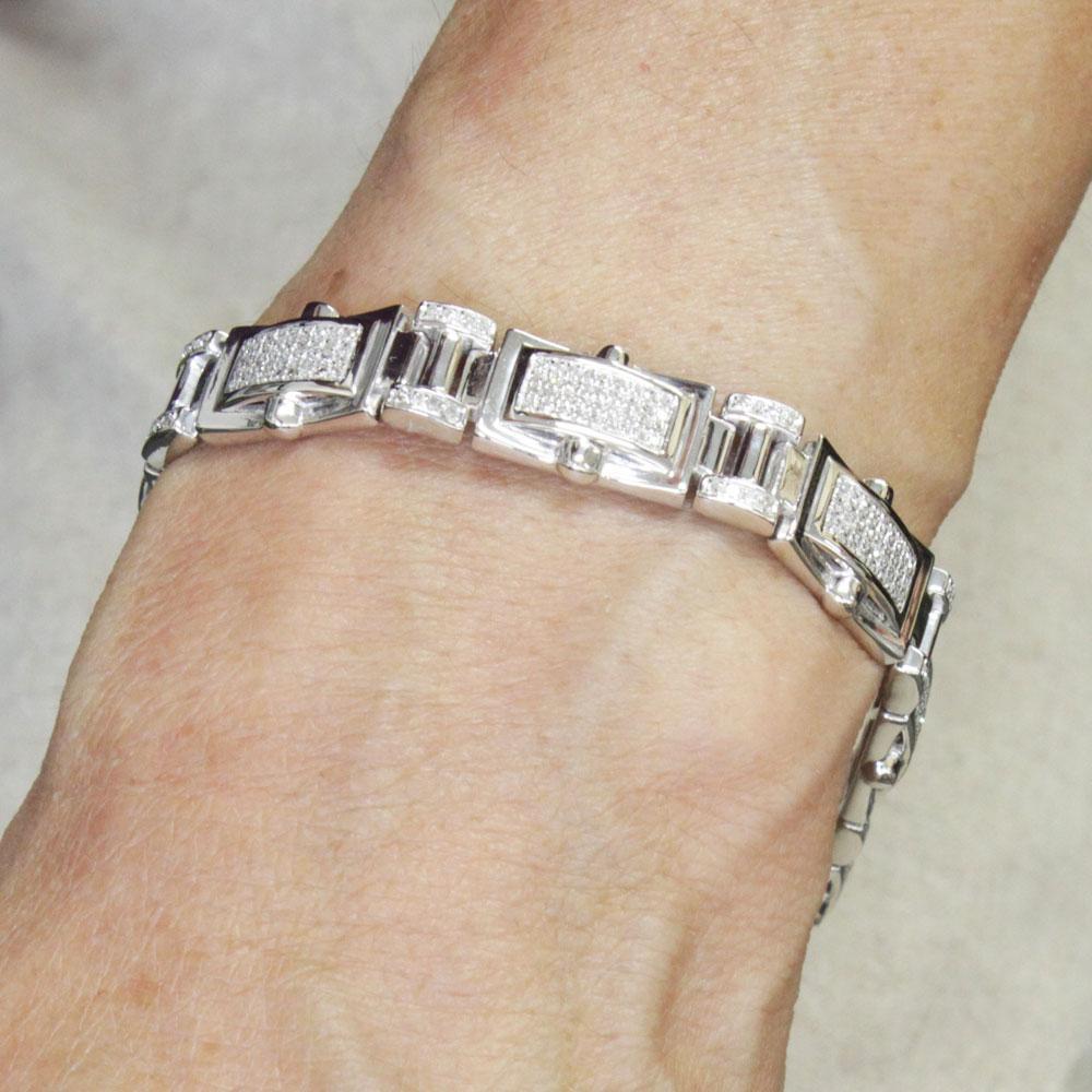 3ct 天然ダイヤモンド 14金 K14 WG ホワイトゴールド スタイリッシュ