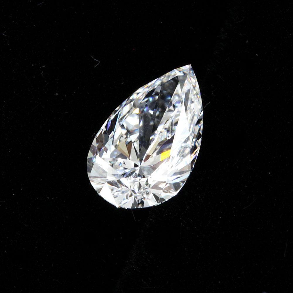 Type2a Ultra rare! 1ct D IF 2EX Heart Natural Diamond Pear Shape loose GIA grading reportWith GIA