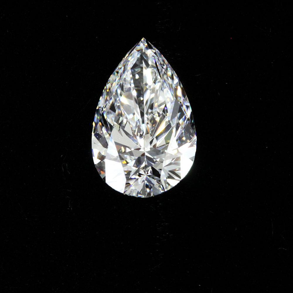 Type2a Ultra rare! 1ct D IF 2EX Heart Natural Diamond Pear Shape loose GIA grading reportWith GIA