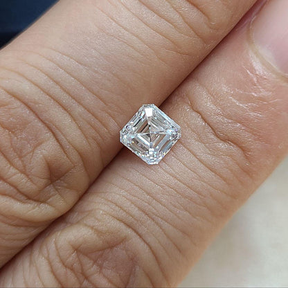 World's highest quality!  1.01ct D Color FL 2EX Natural Diamond Asscher Cut looseGIA Certificate of Authenticity