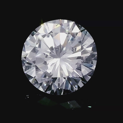 1.00CT D颜色如果3透明天然钻石 裸钻 圆形品牌削减[与GIA评估]