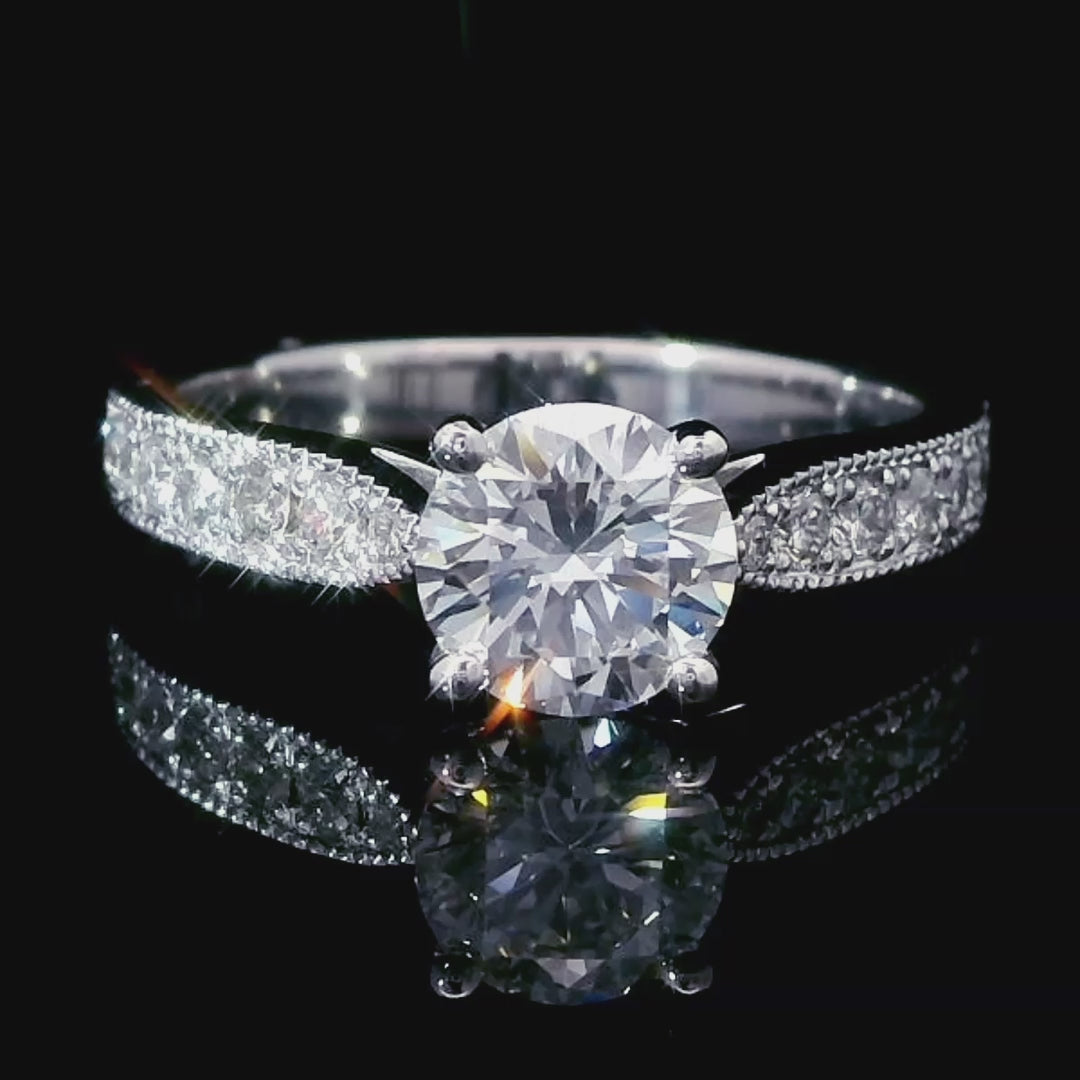 完全無傷 無色 無欠点 ！ 1ct D FL 3EX 天然 ダイヤモンド プラチナ