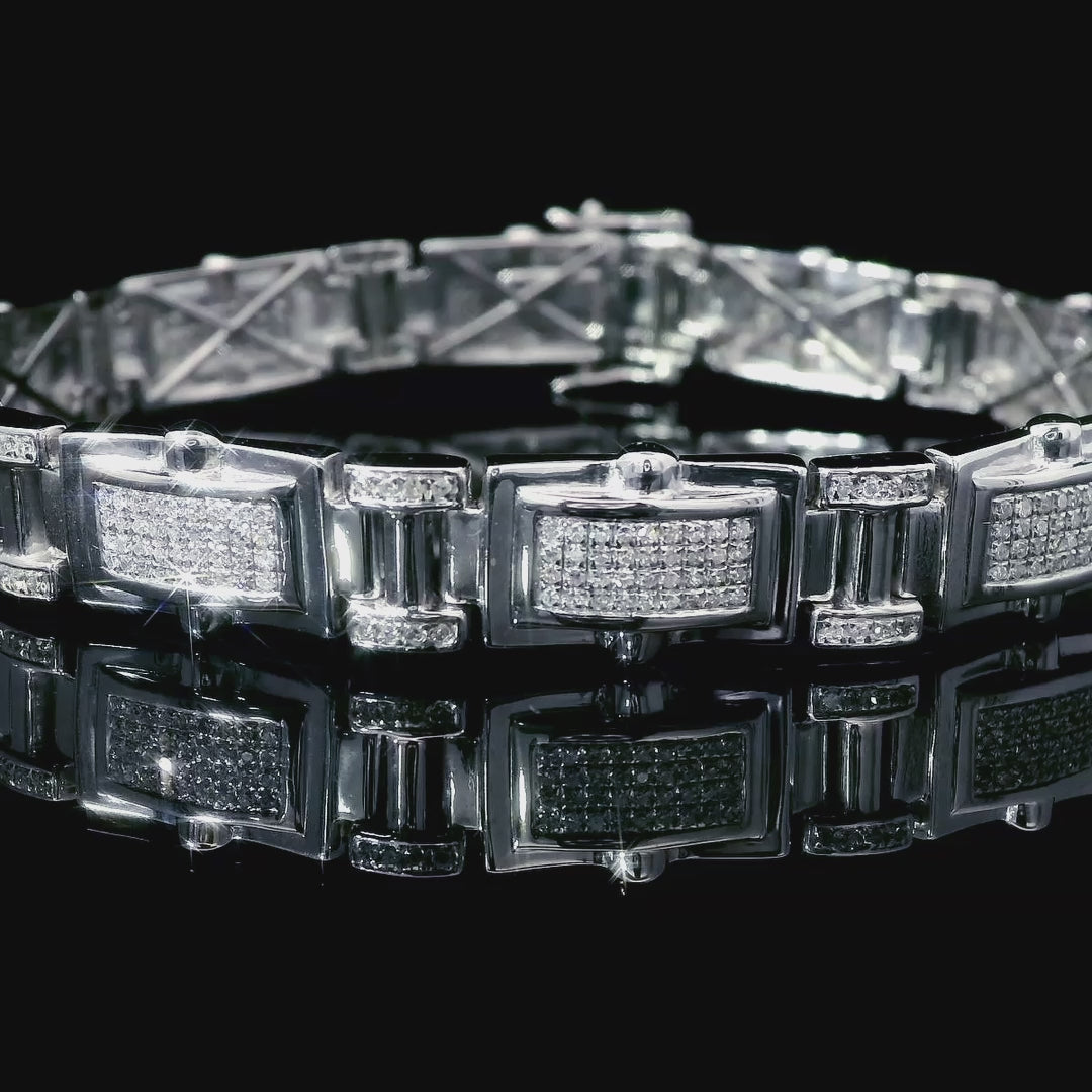 3ct 天然ダイヤモンド 14金 K14 WG ホワイトゴールド スタイリッシュ