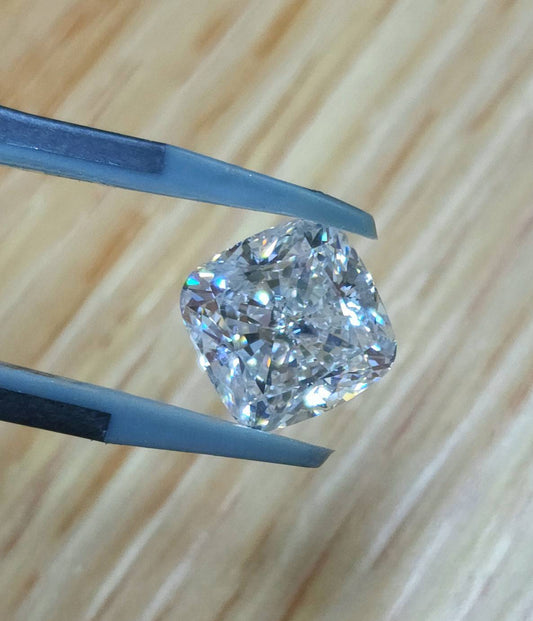 Completely colorless intact complete cut! 5ct D color if 2EX Cushion Cut Natural Diamond loose[With GIA certificate]