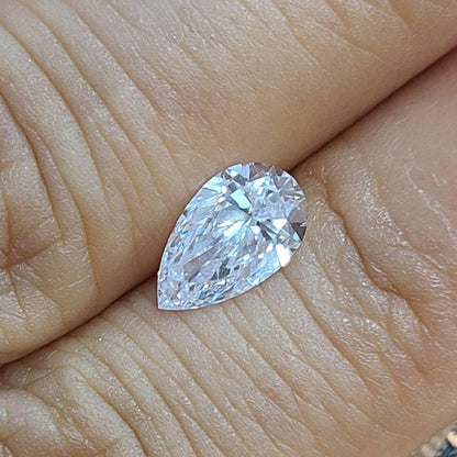 World's highest quality! Loose 1ct D IF 2EX pear-shaped natural diamond [with GIA certificate].