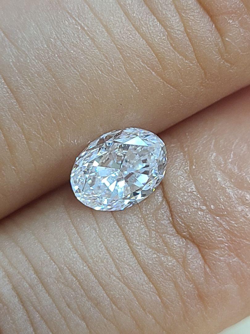 GIA　世界最高品質 1ct D IF EX オーバル ダイヤモンド
