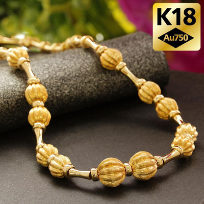 40g volume K18 YG yellow gold necklace 18k gold
