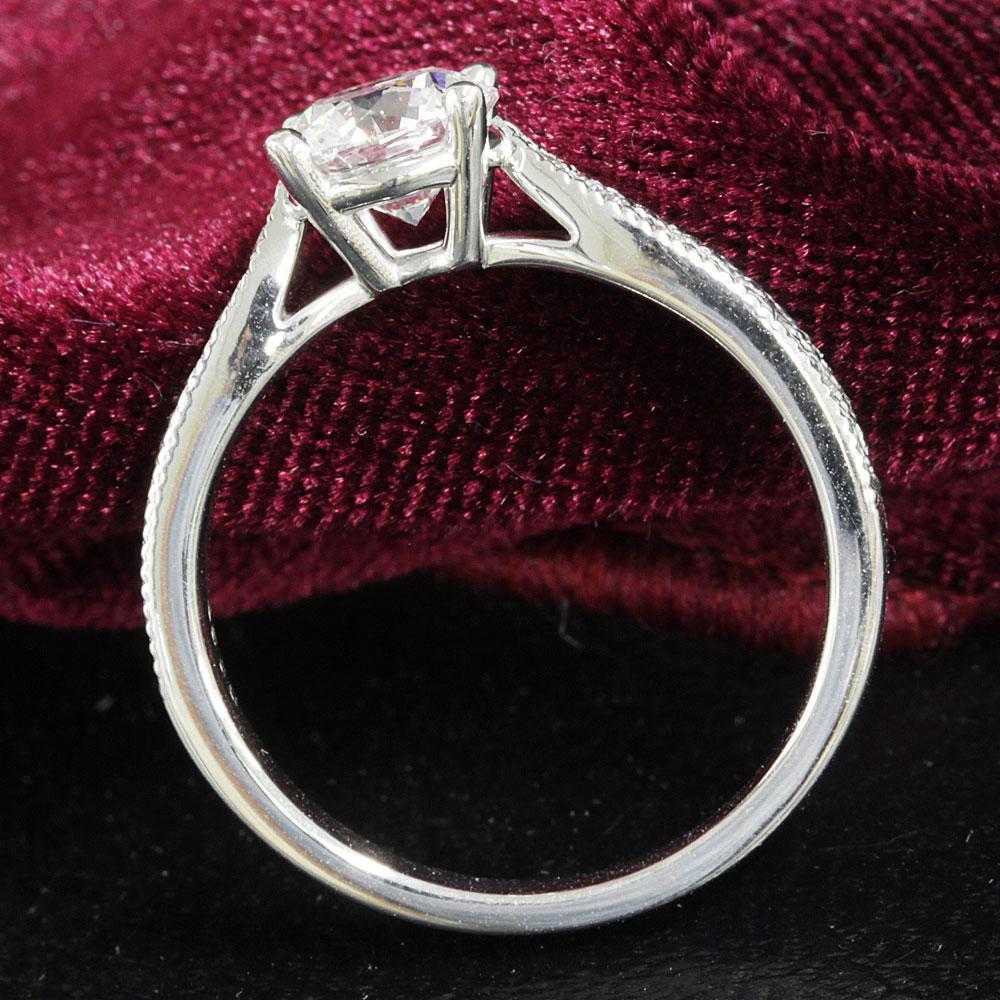世界最高品質 1ct D IF 3EX ダイヤモンド Pt900 プラチナ リング 指輪 4月の誕生石 【 GIA 鑑定書付 】