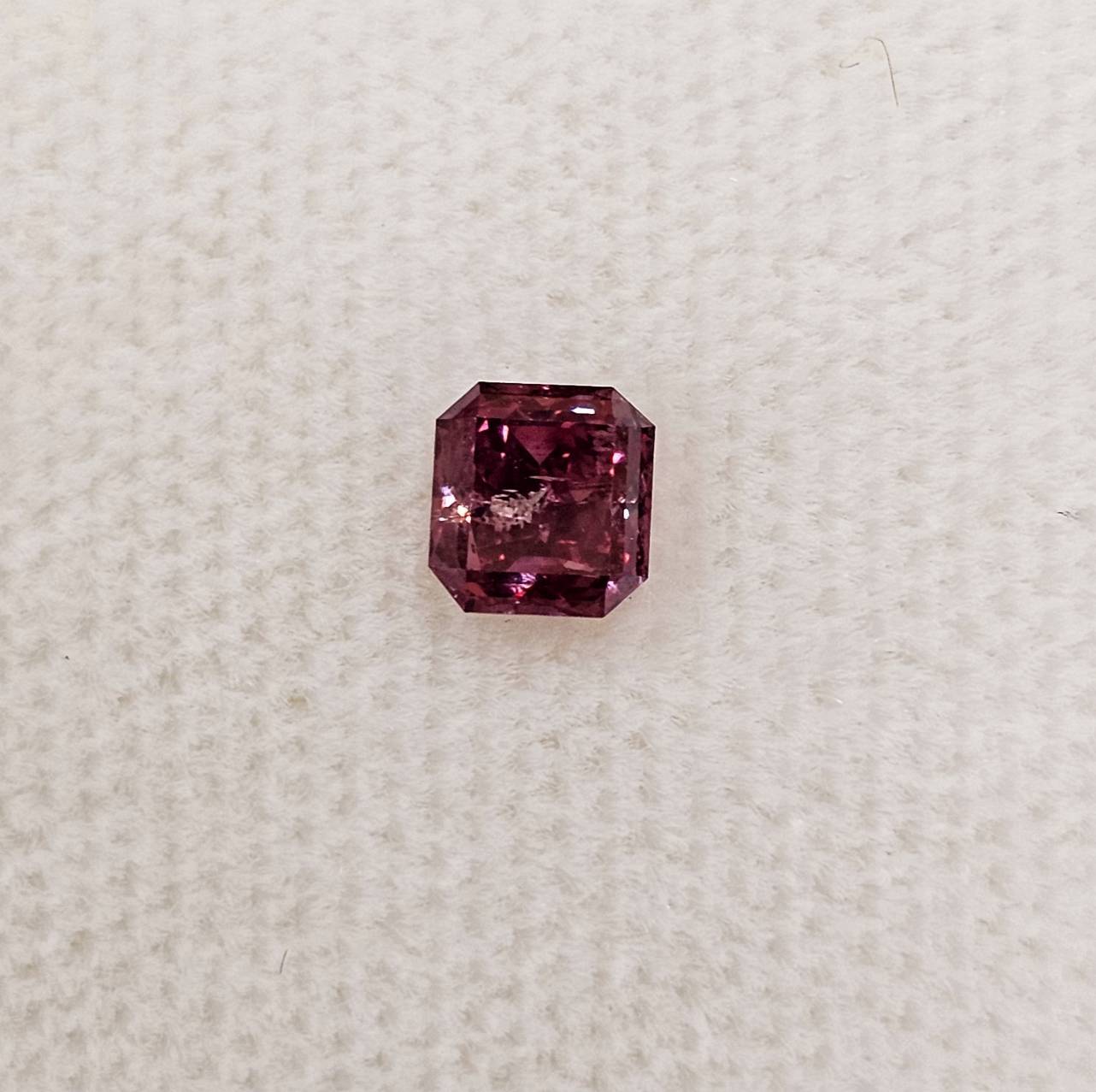 GIA 鑑定書付】 アーガイル産 0.33ct Fancy purplish red diamond 天然